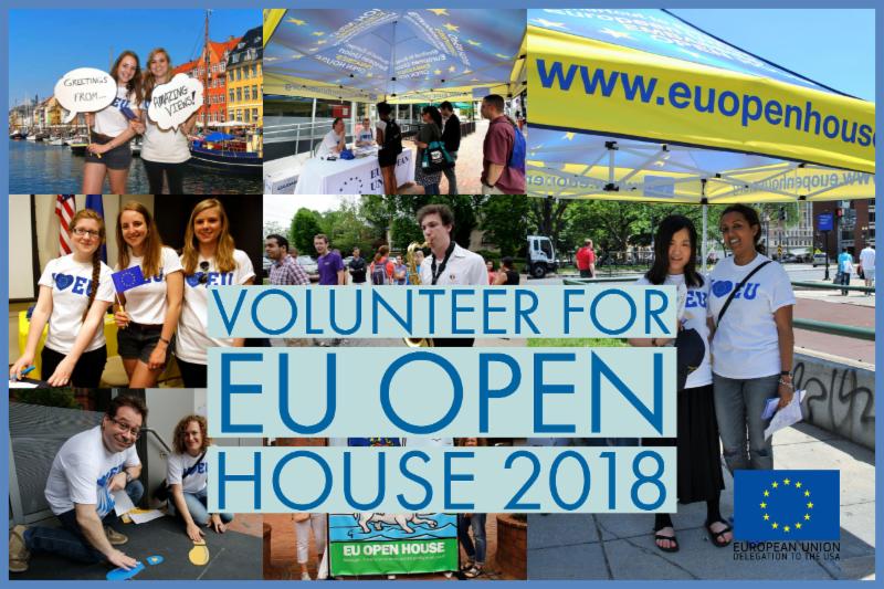 Call for Volunteers! 12th Annual European Union Open House May 12, 2018