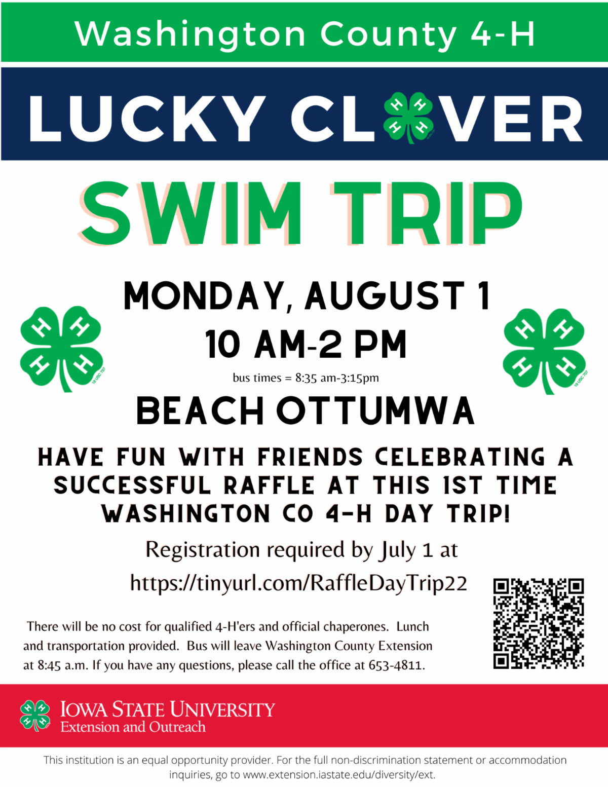 Lucky Clover Raffle CELEBRATION Trip