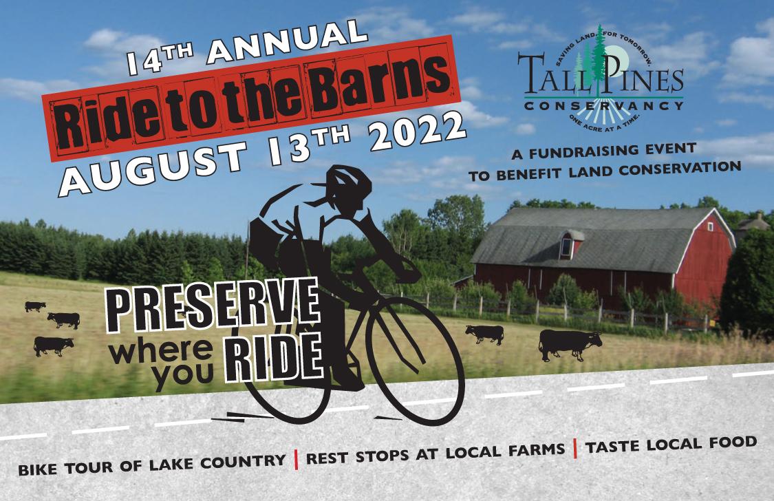 Ride to the Barns, Saturday, August 13, 2022