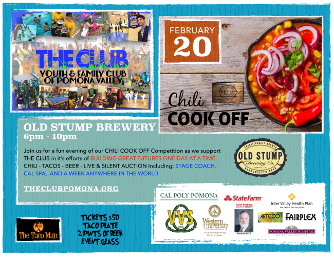 Youth Family Club Of Pomona Valley Chili Cook Off