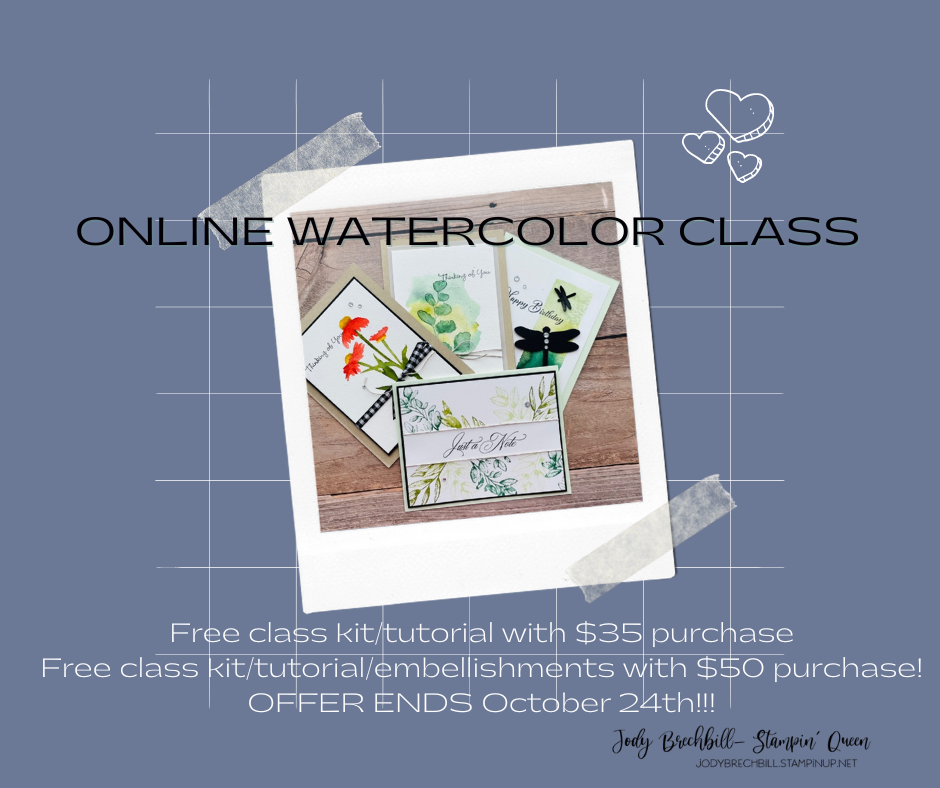 Online watercolor class october 2022 