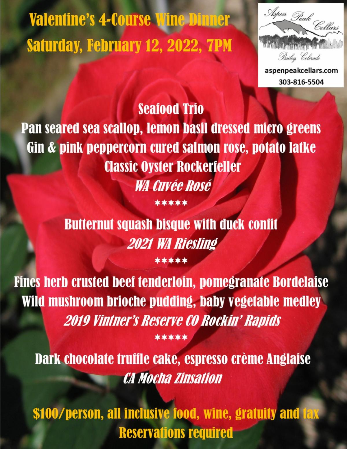 2022 Valentine's Wine Dinner