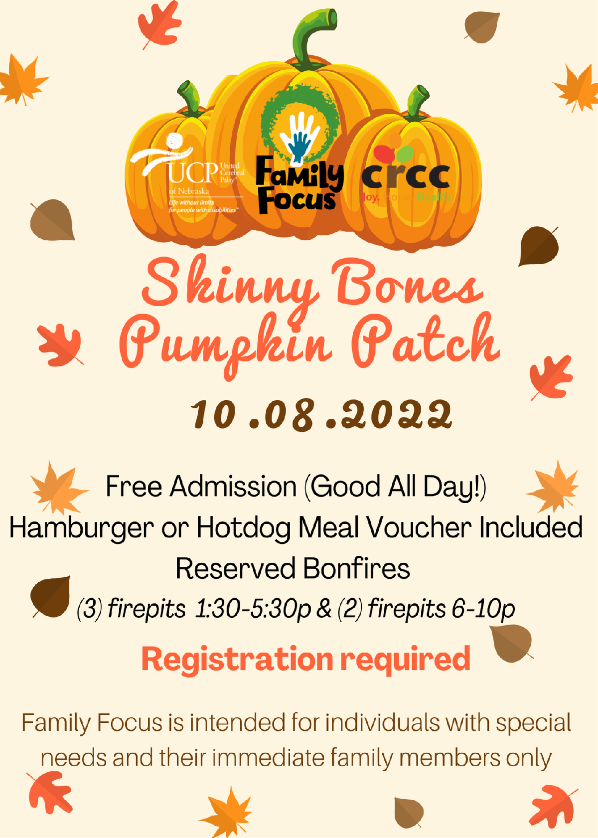 Family Focus Skinny Bones Pumpkin Patch