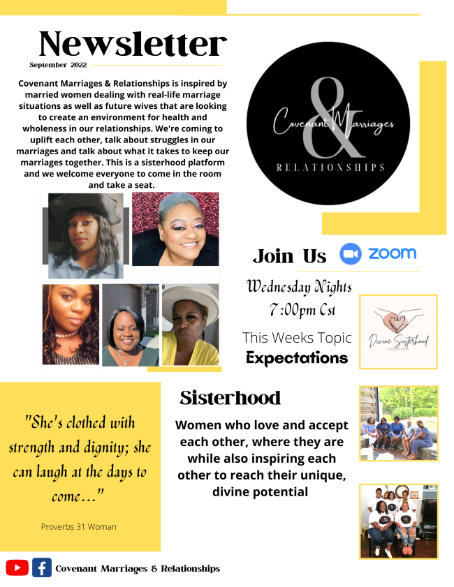 We're Back - Covenant Marriages & Relationships