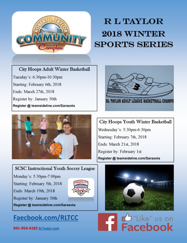 Hello All-  Please see the attached flyer. We will be offering 3 sports options again for you all again this Winter.   Youth Soccer, Youth Basketball and Adult Basketball. See you on the court!!