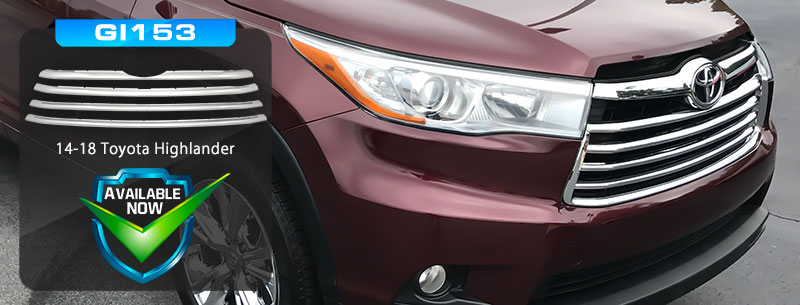 CCI Grille Overlays for Toyota Highlander