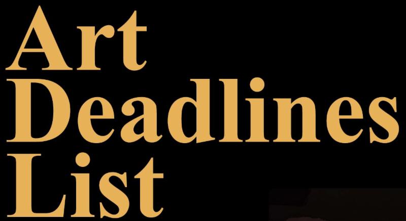 Art Deadlines List