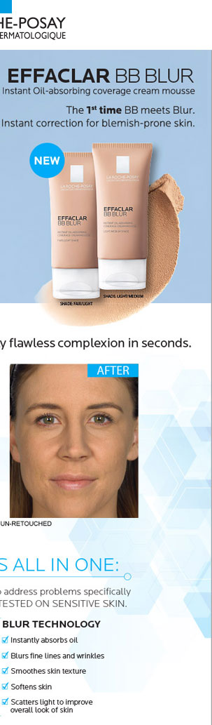 Featuring La Roche-Posay Effaclar BB Blur! Save 15% Storewide with code BB15 + Free Shipping*