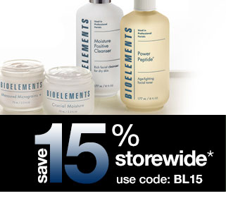 Bioelements Skin Care: Save 15% Storewide with code BL15 plus Free Shipping*