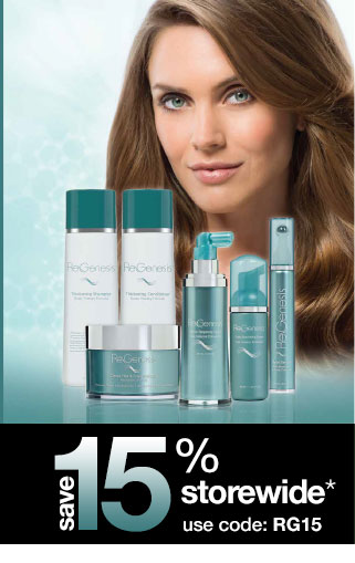 NEW Regenesis Hair Products: Save 15% Storewide with code RG15 plus Free Shipping*