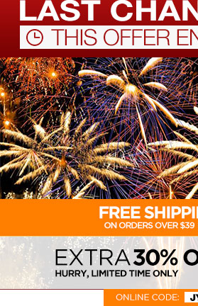 30% Off Storewide with code JY30 plus Free Shipping* | Ends Tuesday at midnight