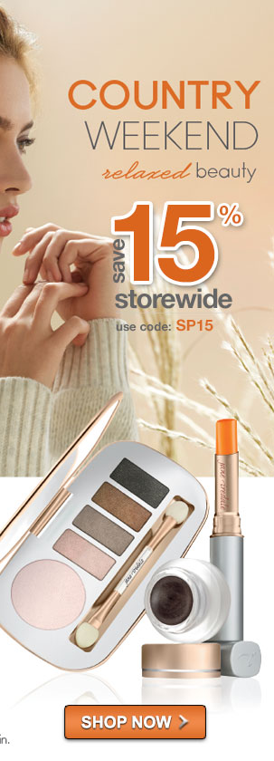 NEW Jane Iredale Country Weekend Collection! Save 15% Storewide with code SP15 + Free Shipping*