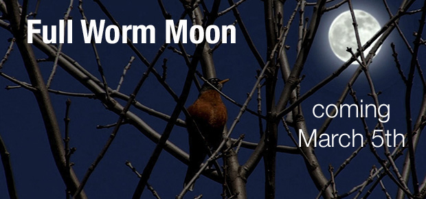 March’s Full Worm Moon