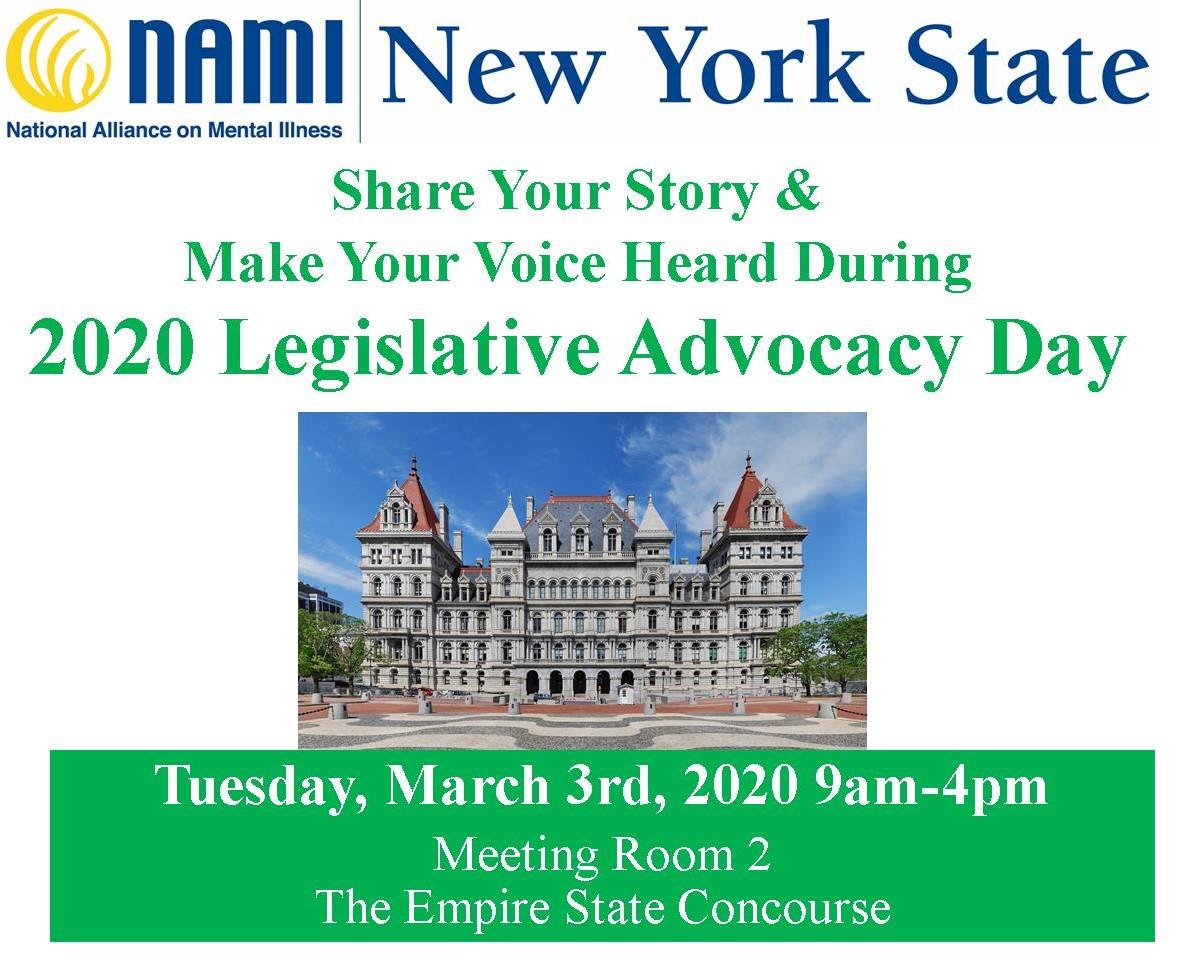 2020 NAMINYS Legislative Advocacy Day