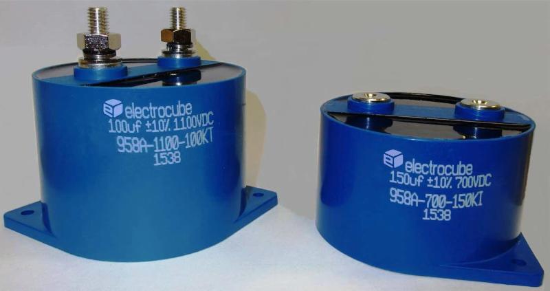 Electrocube�s new High Current DC-Link 958A Series Film Capacitors
