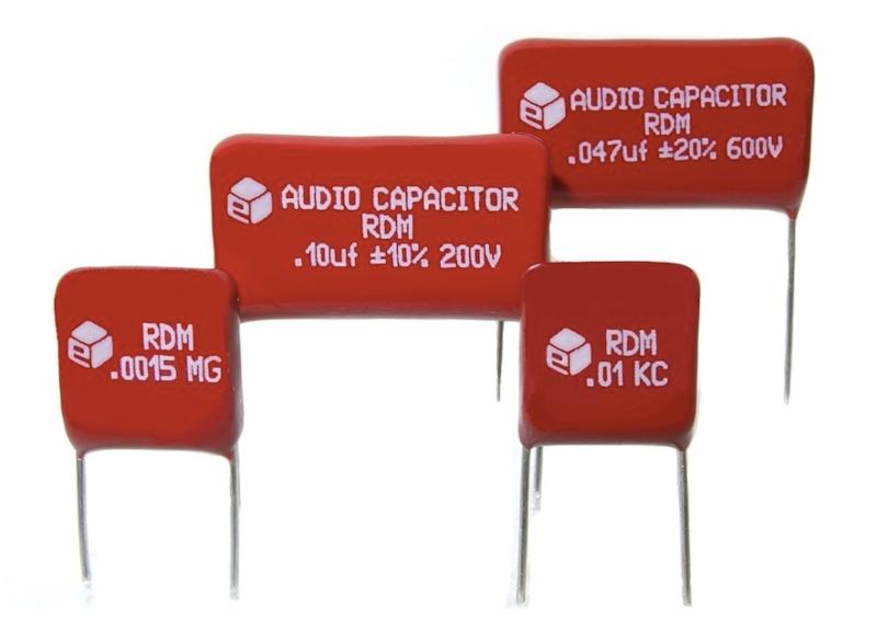 Coming soon Electrocube Red Drop Epoxy Dip metallized and foil audio capacitors. 