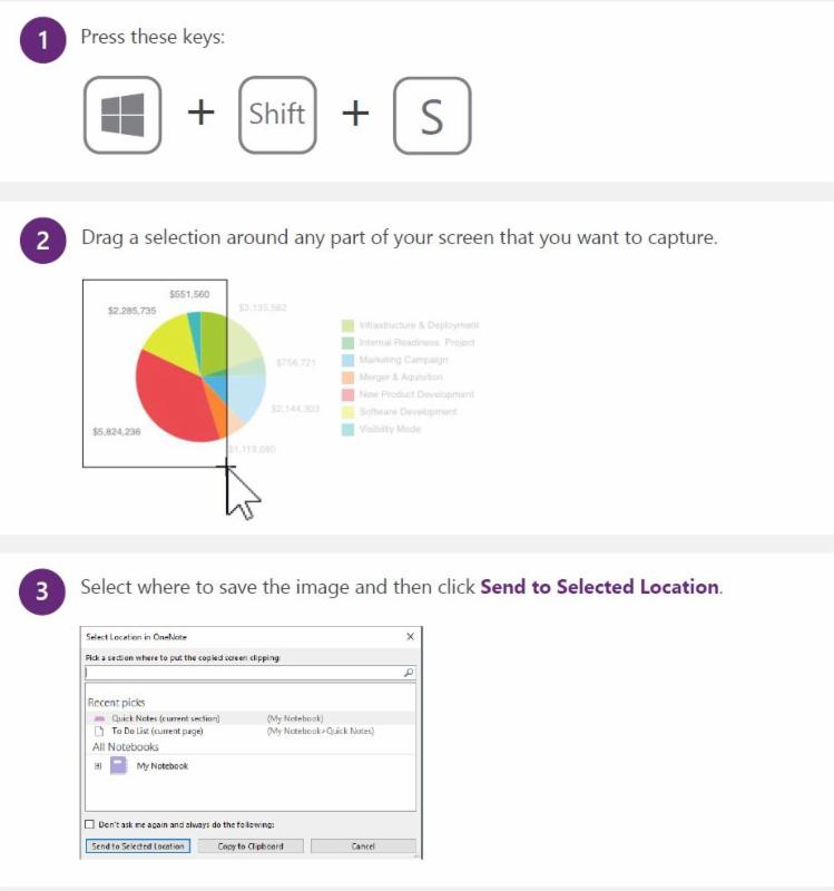 Take screen clippings and instantly file them