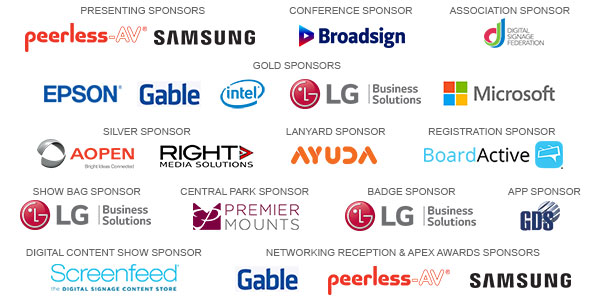 DSE 2017 Event Sponsors