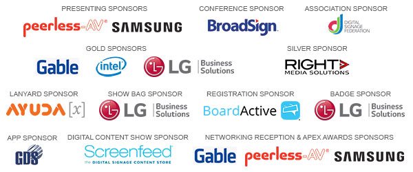 DSE 2017 Event Sponsors