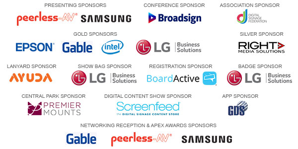 DSE 2017 Event Sponsors