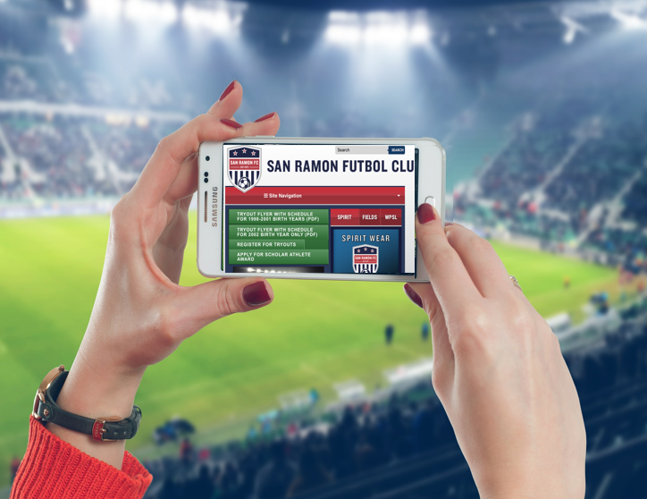 Mobile SRFC web site