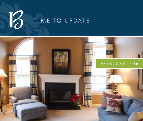 Image: Header - Diane Bishop Interiors - February 2016 - Time to Update