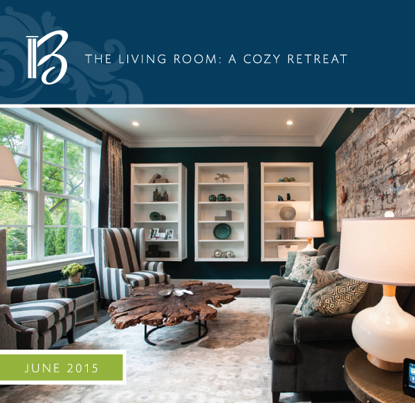 Image: Header - Diane Bishop Interiors - June 2015 - The Living Room: A Cozy Retreat