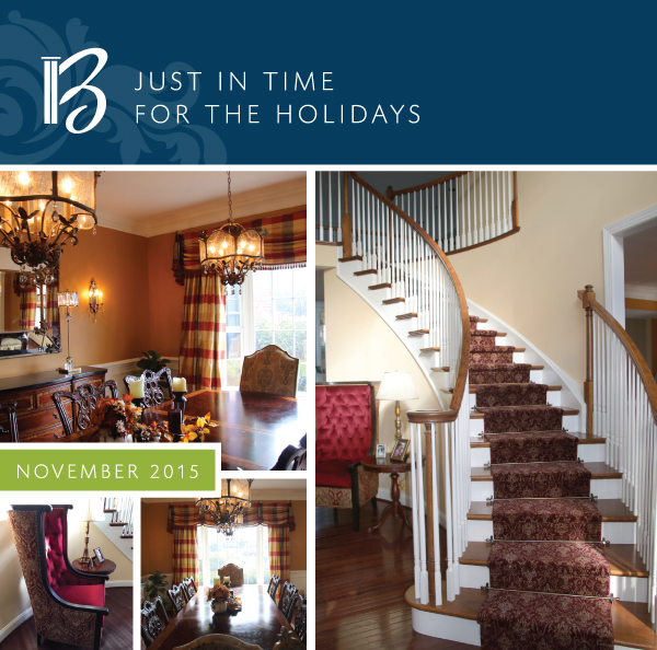 Image: Header - Diane Bishop Interiors - November 2015 - Just in Time for the Holidays