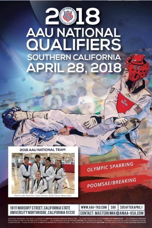 Aau Taekwondo Nationals 2025 Schedule