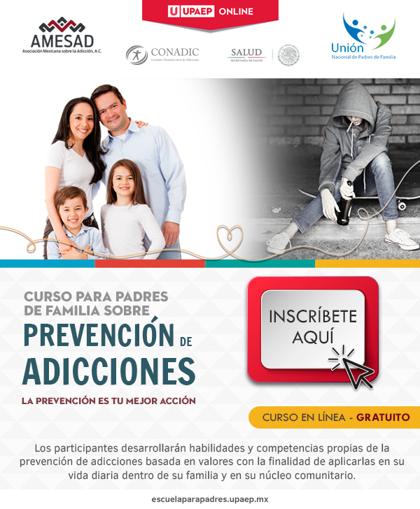 Curso Gratuito De Prevencion De Adicciones En Linea