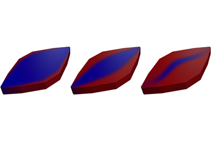 MIT Professor Martin Bazant will use funding from Toyota Research Institute to leverage a nanoscale visualization technique that revealed, for the first time, how lithium-ion particles charge and discharge in real time (as simulated here). Bazant image