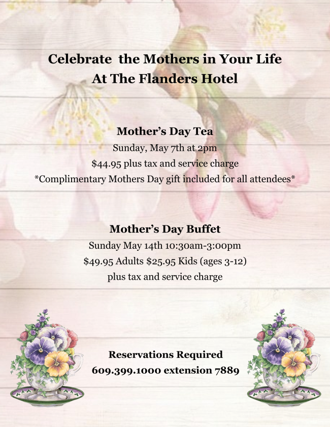 Celebrate the Mothers in Your Life at The Flanders Hotel