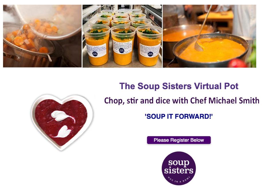 Soup Sisters is looking forward to making soup with you and together we