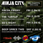 Ninja City - February Events at Ninja City Ninja City - February Events at Ninja City
