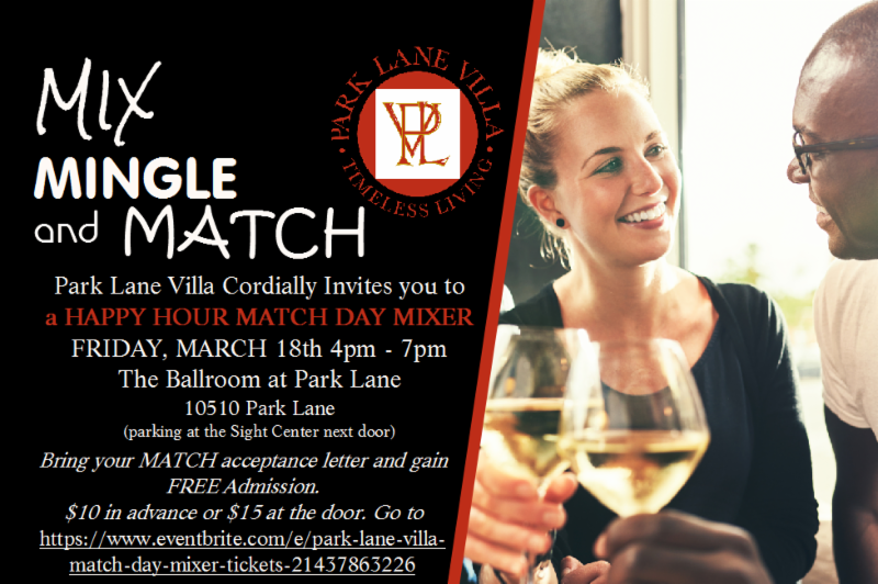 Mix, Mingle and Match Day Mixer