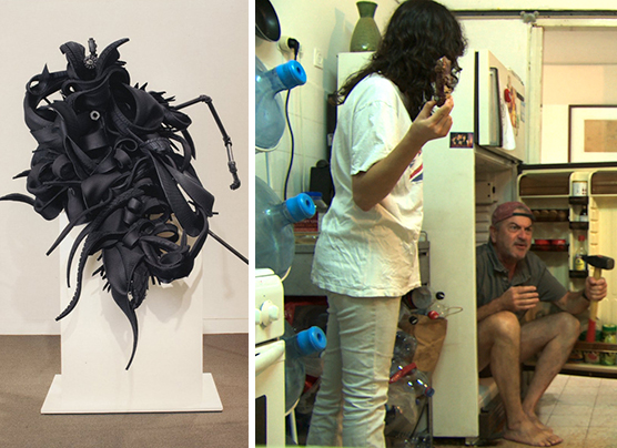 Chakaia Booker and Guy Ben-Ner Exhibitions