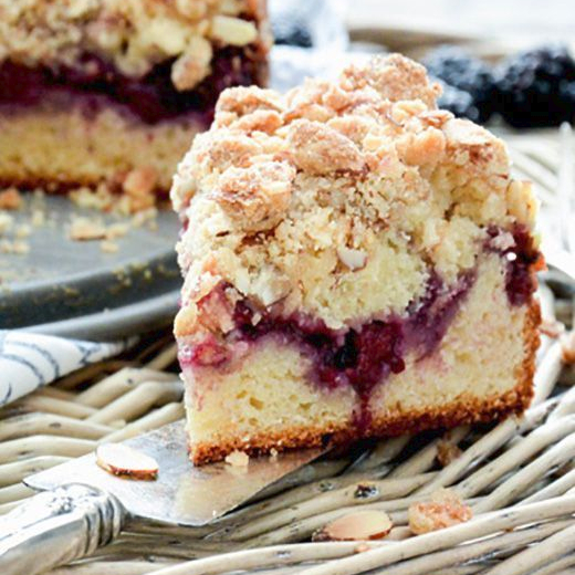 Blackberry and Almond Coffee Cake