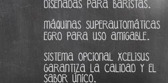 m�quinas superautom�ticas egro para uso amigable, sistema opcional xcelsius que garantiza la calidad y el sabor �nico