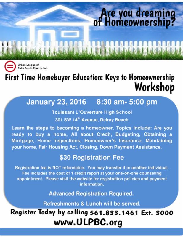 Urban League First Time Home Buyer Urban League First Time Home Buyer