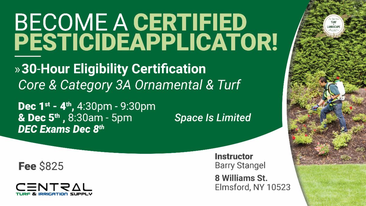 2020 a Certified Pesticide Applicator! Elmsford, NY
