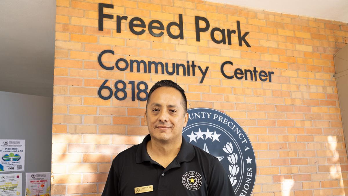 Chris Rincon at Freed Community Center