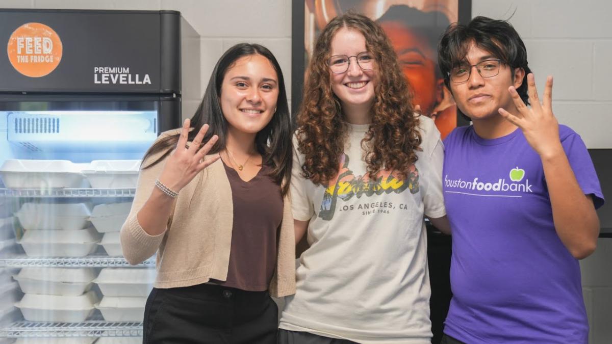 Community fridge at Freed Community Center