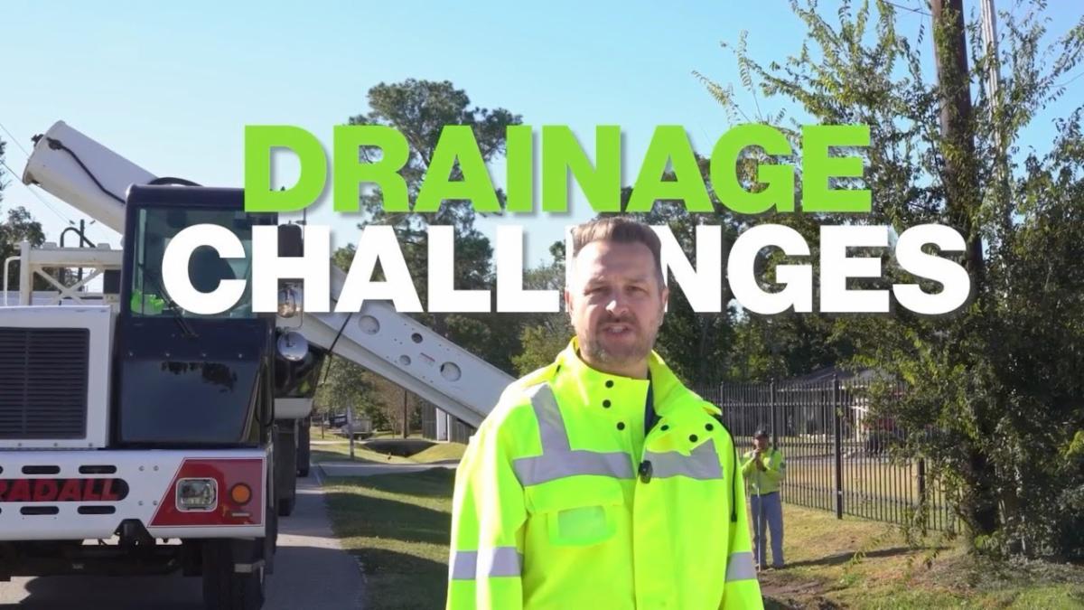 Roadside ditch and drainage work