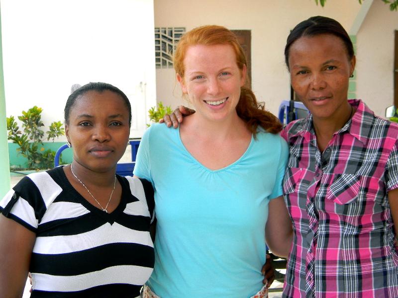 Carrie with  Marie Eleine and Genette