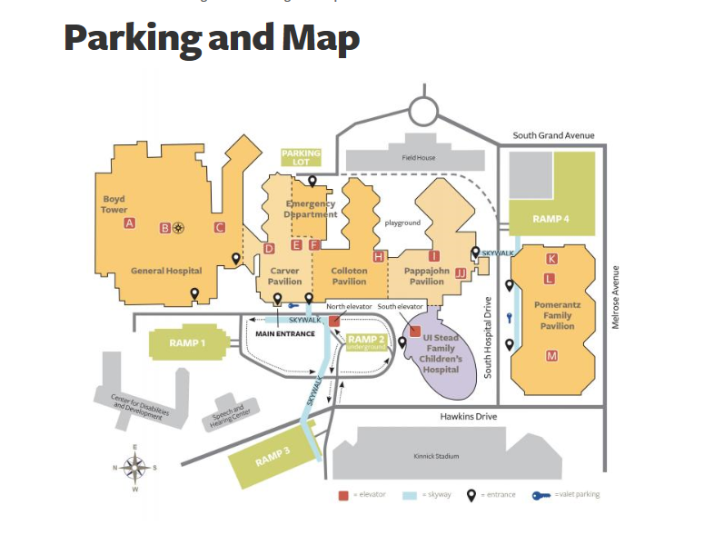 University Of Iowa Campus Map