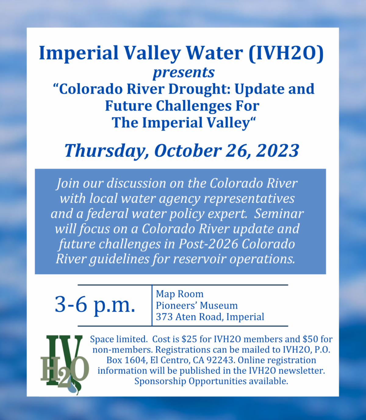 "Colorado River Drought Update & Future Challenges For The Imperial