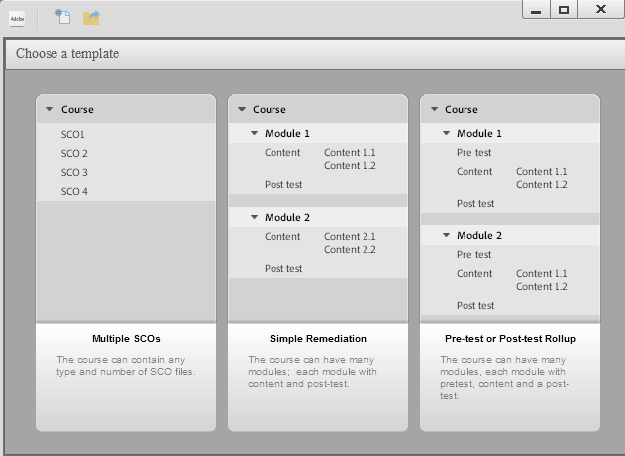 create scorm package adobe captivate