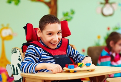 Child w/ cerebral palsy