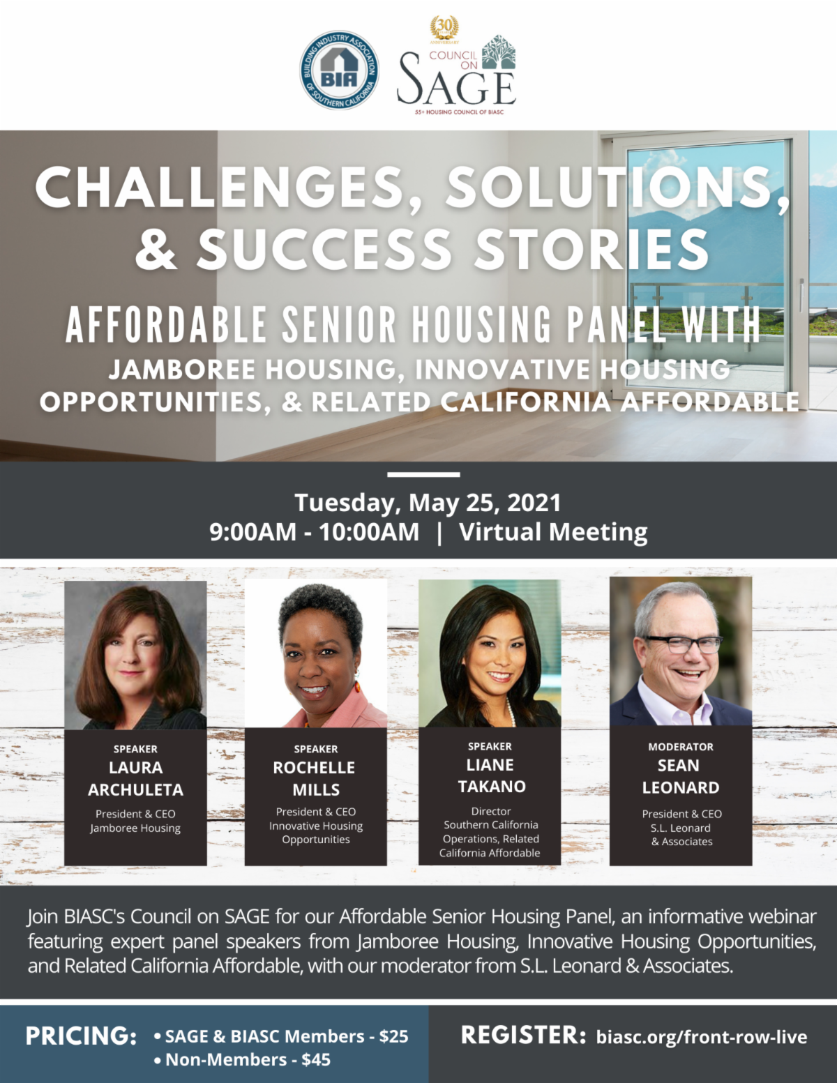 SAGE Webinar Affordable Senior Housing
