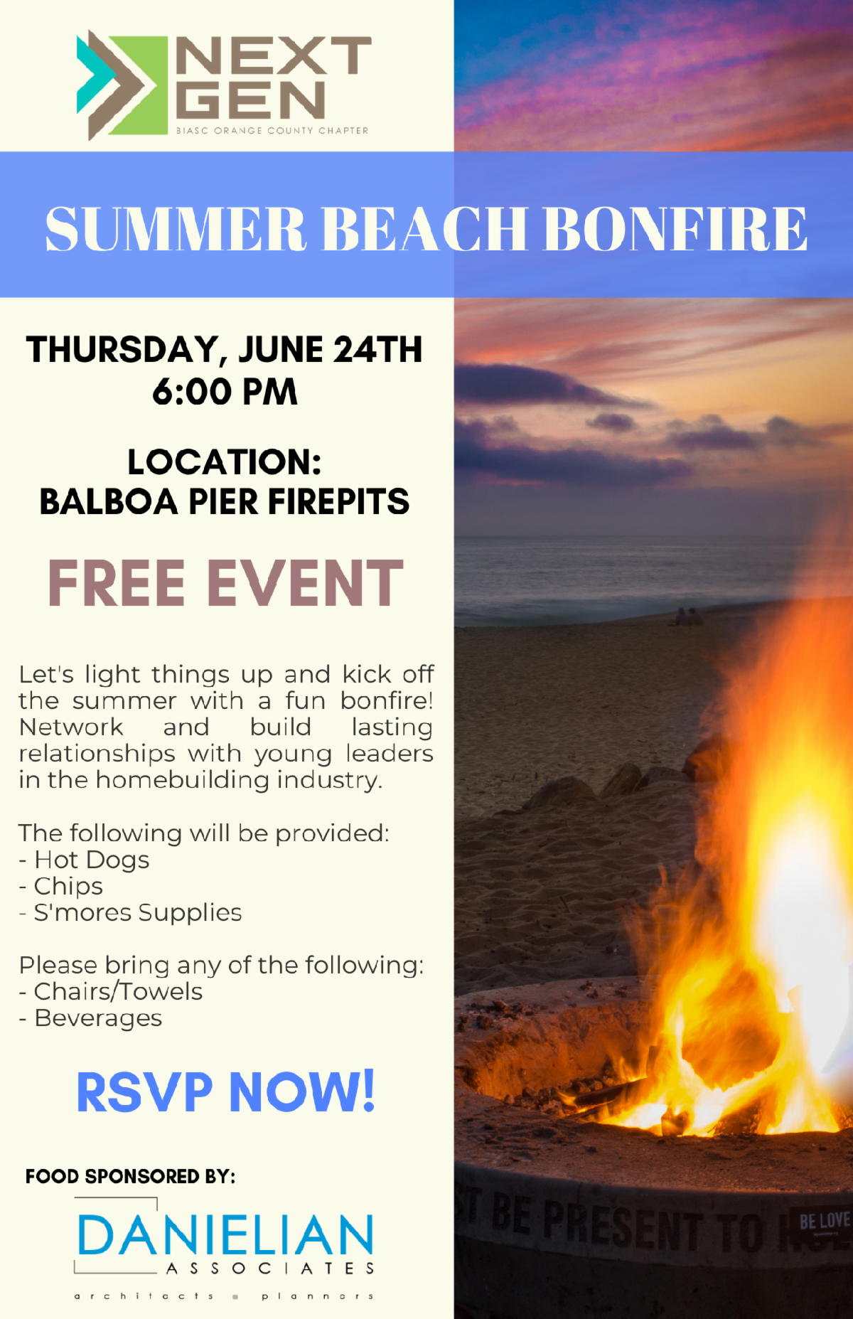 Biaoc Summer Beach Bonfire Balboa Fire Pits